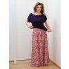 damska sukne ruzova se vzorem2 naplet nicebelly