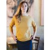 triko 3 4 rukáv biobavlna velbloudi hneda nicebelly