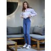 zateplene leginy denim modre nicebelly