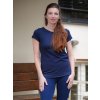 cerne triko Selene kratky rukav1 merino navy modre nicebelly