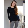 triko Selene hlouhy rukav merino 3 cerne nicebelly
