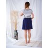 damska sukne z viskozy navy6 modra kratka nicebelly