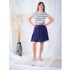 damska sukne z viskozy navy2 modra kratka nicebelly