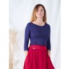 triko Selene 3:4 rukav 1 tmave modre nicebelly