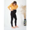 tehotenske leginy biobavlna cerne nicebelly