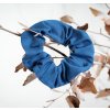 scrunchie gumicka3 biobavlna ocelove modra NiceBelly