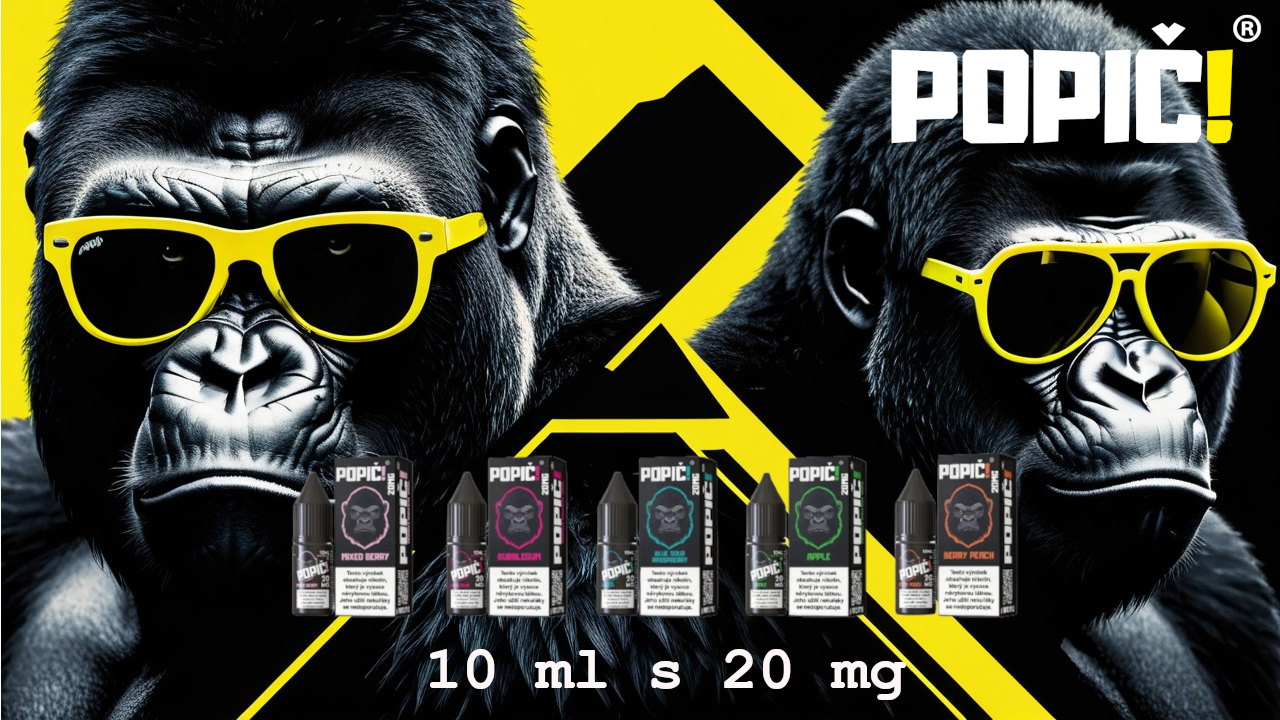 Recenze a srovnání e-liquidů POPIČ!: Výrazné chutě z Česka pro MTL vaping