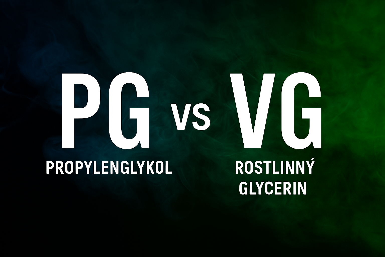 Rozdíl mezi PG a VG v e-liquidech – co zvolit a proč?