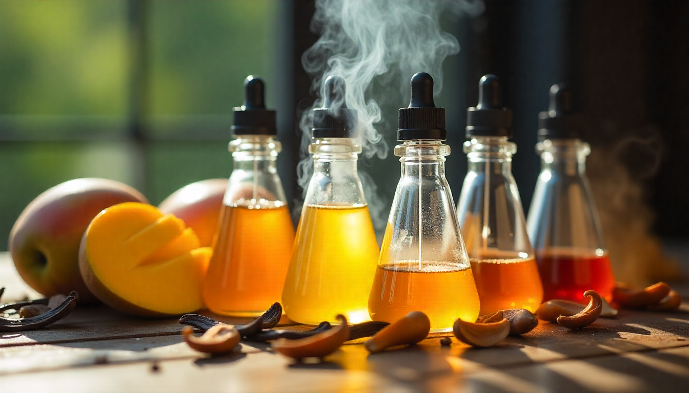 🧪 Top 5 příchutí, které jsou perfektní na mixování (vytvoř si vlastní dokonalý e-liquid)