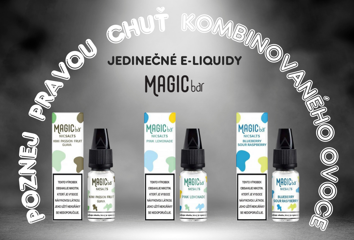 Recenze a srovnání příchutí e-liquidů Magic Bar