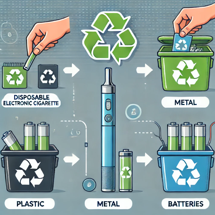 Jak správně recyklovat jednorázové e-cigarety