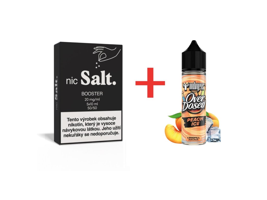 Dr. Vapes Overdosed Peach Ice – Starter Pack + boostery (50/50)
