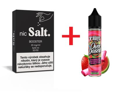 Starter Pack Shake & Vape – Dr. Vapes Overdosed Strawberry Watermelon Bubblegum + boostery (PG/VG 50/50)