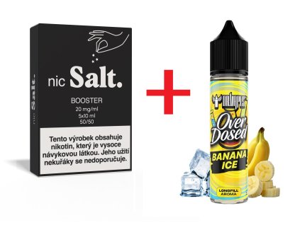 Starter Pack Shake & Vape – Dr. Vapes Overdosed Banana Ice + boostery (PG/VG 50/50)