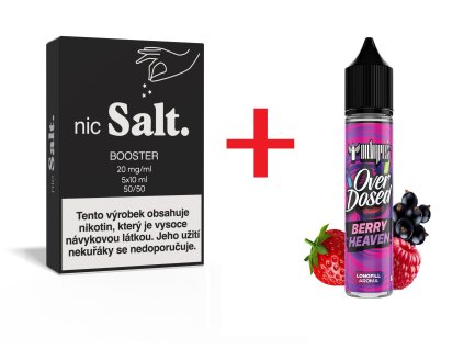 Starter Pack Shake & Vape – Dr. Vapes Overdosed Berry Heaven + boostery (PG/VG 50/50)