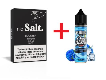 Starter Pack Shake & Vape – Dr. Vapes Overdosed Blue Raspberry Ice + boostery (PG/VG 50/50)
