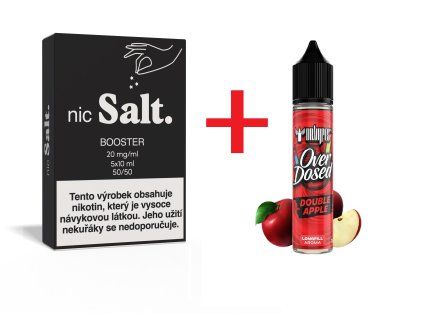 Starter Pack Dr. Vapes Double Apple s pěti boostery nicSalt