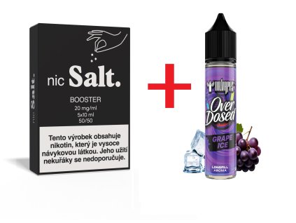 Starter Pack Shake & Vape – Dr. Vapes Overdosed Grape Ice + boostery (PG/VG 50/50)