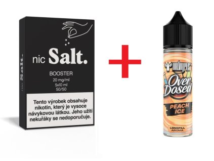 Starter Pack Shake & Vape – Dr. Vapes Overdosed Peach Ice + boostery (PG/VG 50/50)