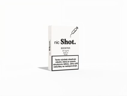 nicShot. Booster 5×10 ml – 20 mg nikotinová sůl (30PG/70VG))