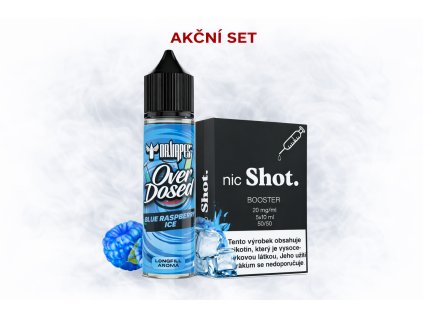 starter pack dr vapes blue raspberry ice nicshot booster
