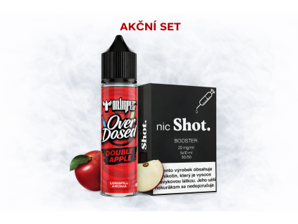 Starter Pack Dr. Vapes Double Apple s pěti boostery nicShot