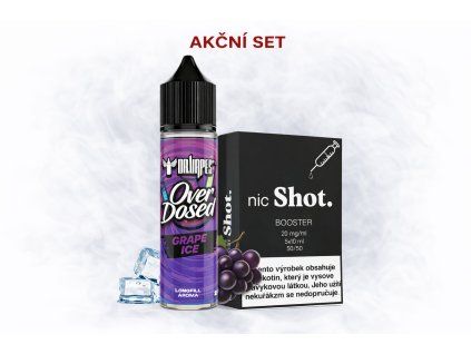 Starter Pack Dr. Vapes Grape Ice s pěti boostery nicShot