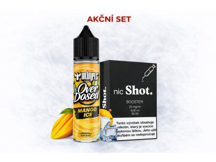 Starter Pack Dr. Vapes Mango Ice s pěti boostery nicShot