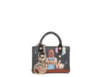 Klíčenka/ mincovna s možností upevnění na kabelku - Dívka v Paříži