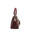 Dámská crossbody kabelka 2V1 v barvě bordo/hnědá Nicole Lee