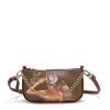 Dámské crossbody s pouzdrem v hnědé barvě Nicole Lee