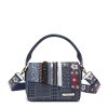 Džínová crossbody kabelka Nicole Lee květy