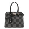 NICOLE LEE Elegantní dámská kabelka – kostkovaný  černá/šedá