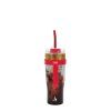 Termohrnek s kovovým brčkem Nicole Lee 1200ml