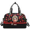 NK12625 CHERRY LIPS BLACK STRAP ATTACHED