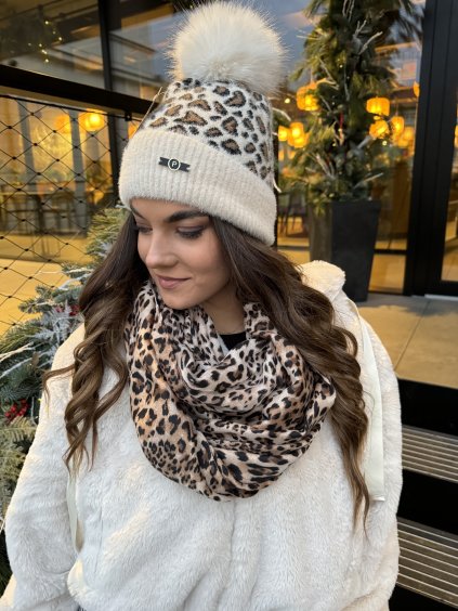 Leopardi kruhový šátek