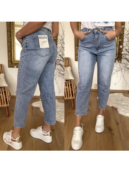 Džíny mom fit