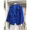 Dvouřadé sako královsky modré
