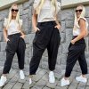 Stylové kalhoty Brenda černé