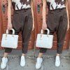 Stylové kalhoty Brenda chocolatte