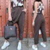 Stylové kalhoty Brenda chocolatte