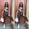 Stylové kalhoty Brenda chocolatte