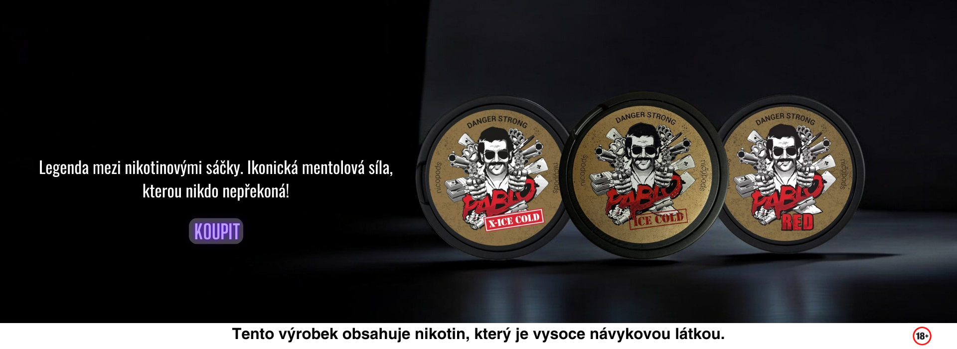 Legenda mezi nikotinovými sáčky. Ikonická mentolová síla, kterou nikdo nepřekoná!