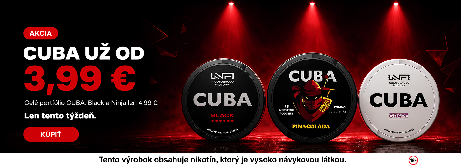 PC CUBA Akcia
