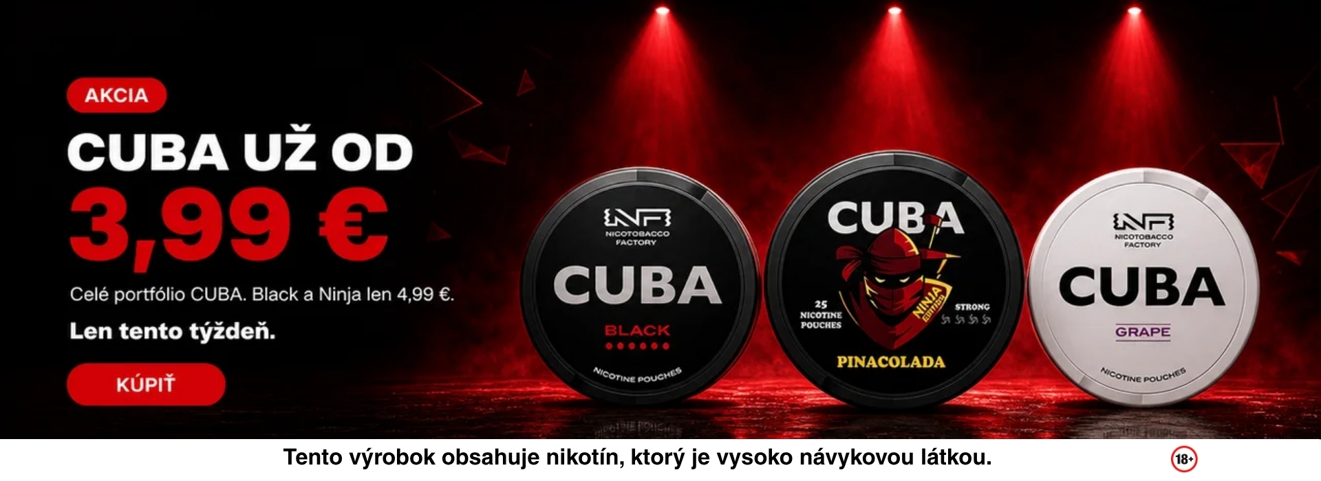 PC CUBA Akcia