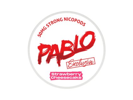 pablo exclusive strawberry cheesecake 50 mg g