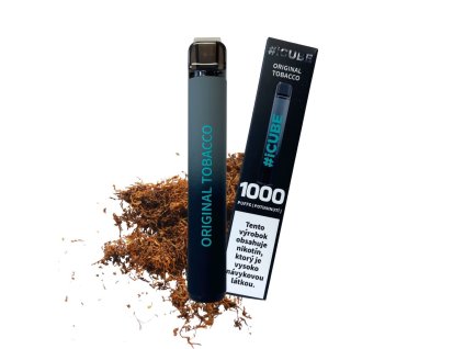 elektronicka cigareta icube 1000 original tobacco 20mg