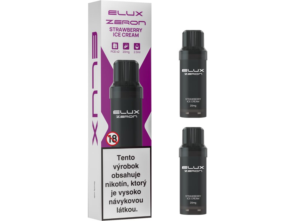 ELUX zeron strawberry ice cream