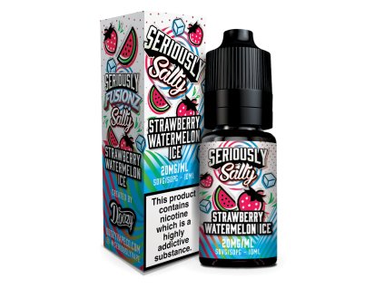 STRAWBERRY WATERMELON ICE Seriously Fusionz Salty 10ml Bottle & Box Large
