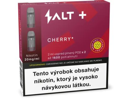 SALT+ - Cherry  balenie obsahuje 2 pody! 20MG